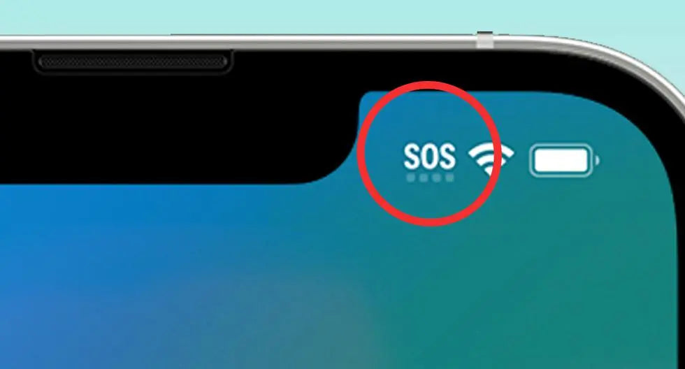 What does SOS mean on iPhone?