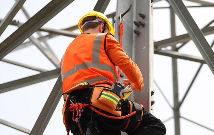 Construction Worker Phones