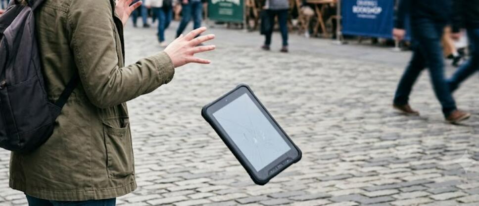 What to do if your tablet won't turn on after being dropped?