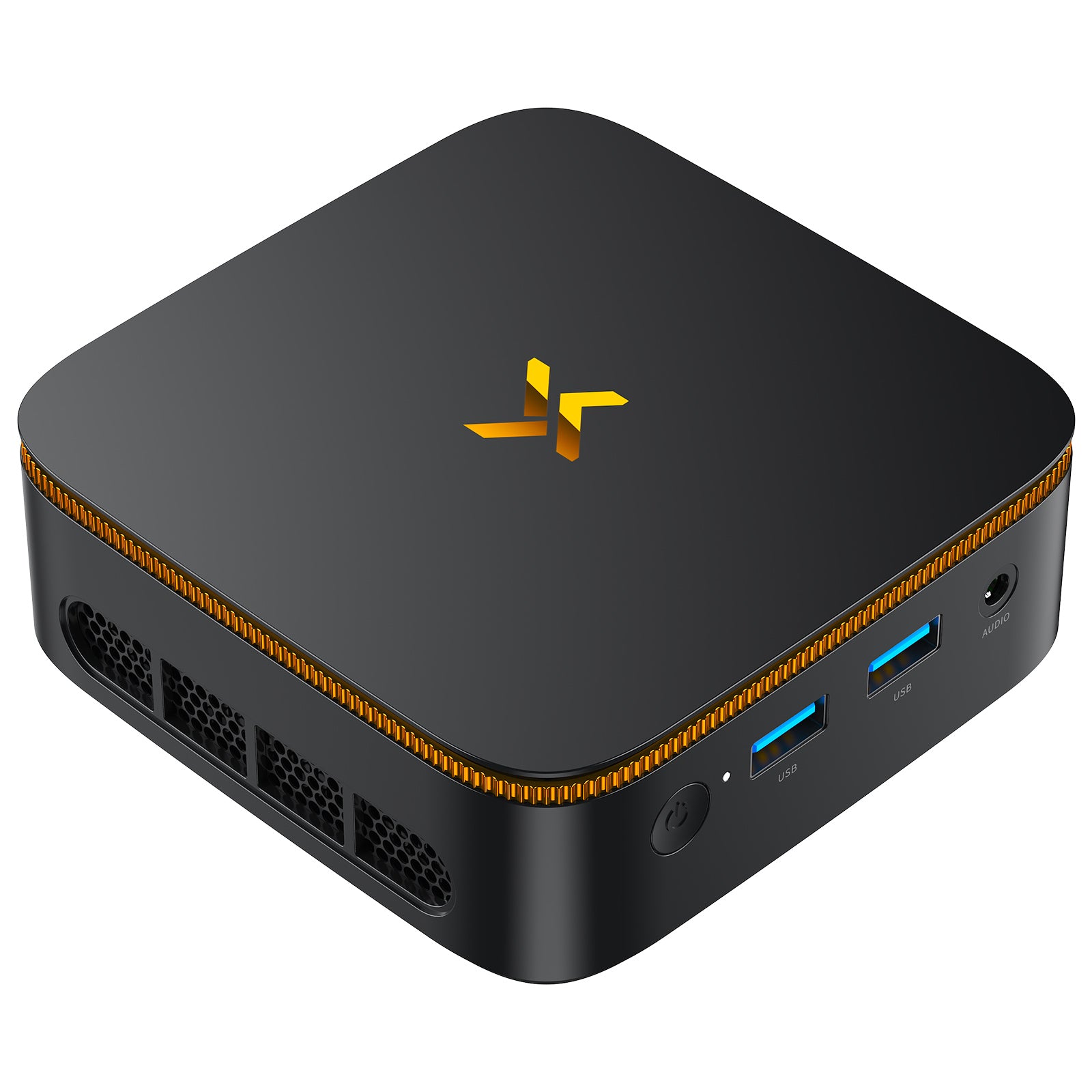 Huidun ミニPC H50、AMD Ryzen 3 3300U、16GB RAM、512GB SSD、ミニデスクトップコンピューター、デュアル4Kディスプレイ（HDMI 2.0）、WiFi＋BT（RTL8852BE）、Windows 11 Pro、3年保証、モニター／ノートパソコン用VESAマウント対応