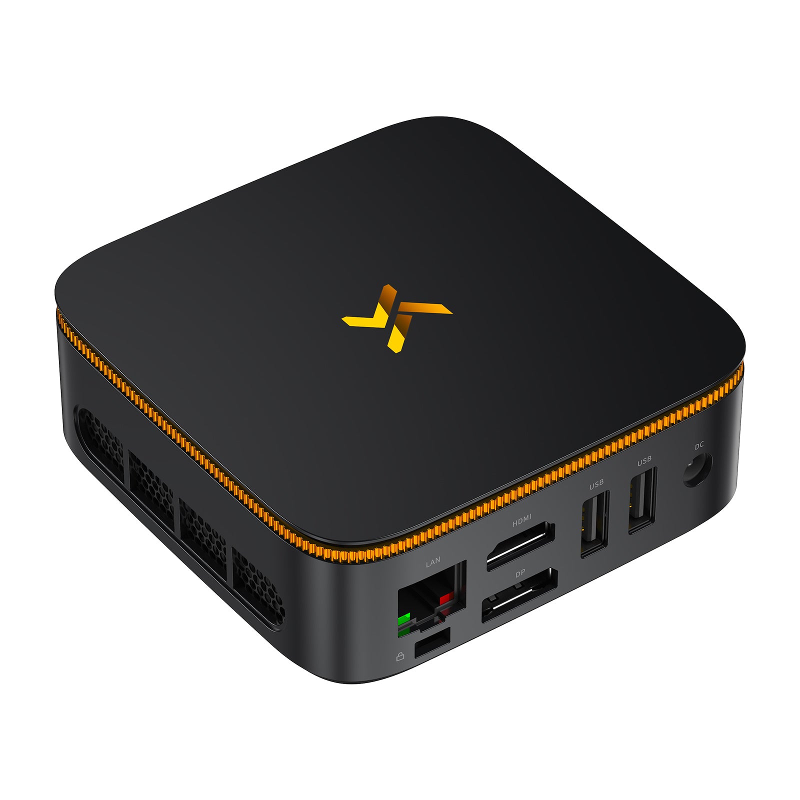 Huidun ミニPC H50、AMD Ryzen 3 3300U、16GB RAM、512GB SSD、ミニデスクトップコンピューター、デュアル4Kディスプレイ（HDMI 2.0）、WiFi＋BT（RTL8852BE）、Windows 11 Pro、3年保証、モニター／ノートパソコン用VESAマウント対応