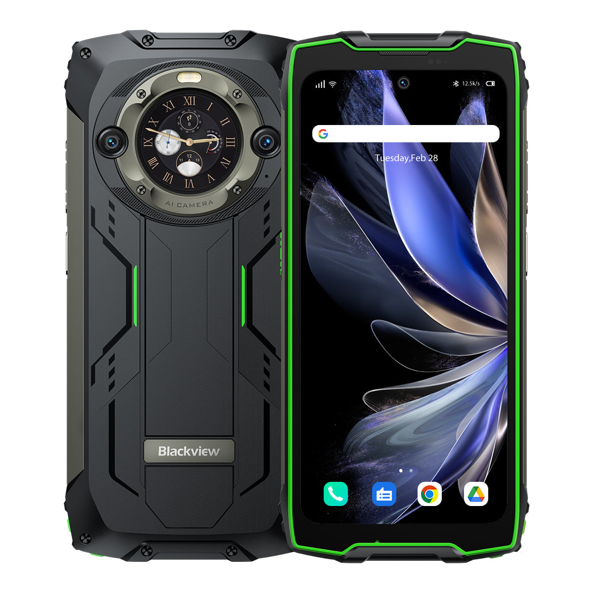 Blackview BV9300 Pro 8/12GB+256GB 6.7インチメイン＆1.3インチラウンドセカンダリーディスプレイ内蔵100LMフラッシュライト15080mAh 4Gタフスマートフォン