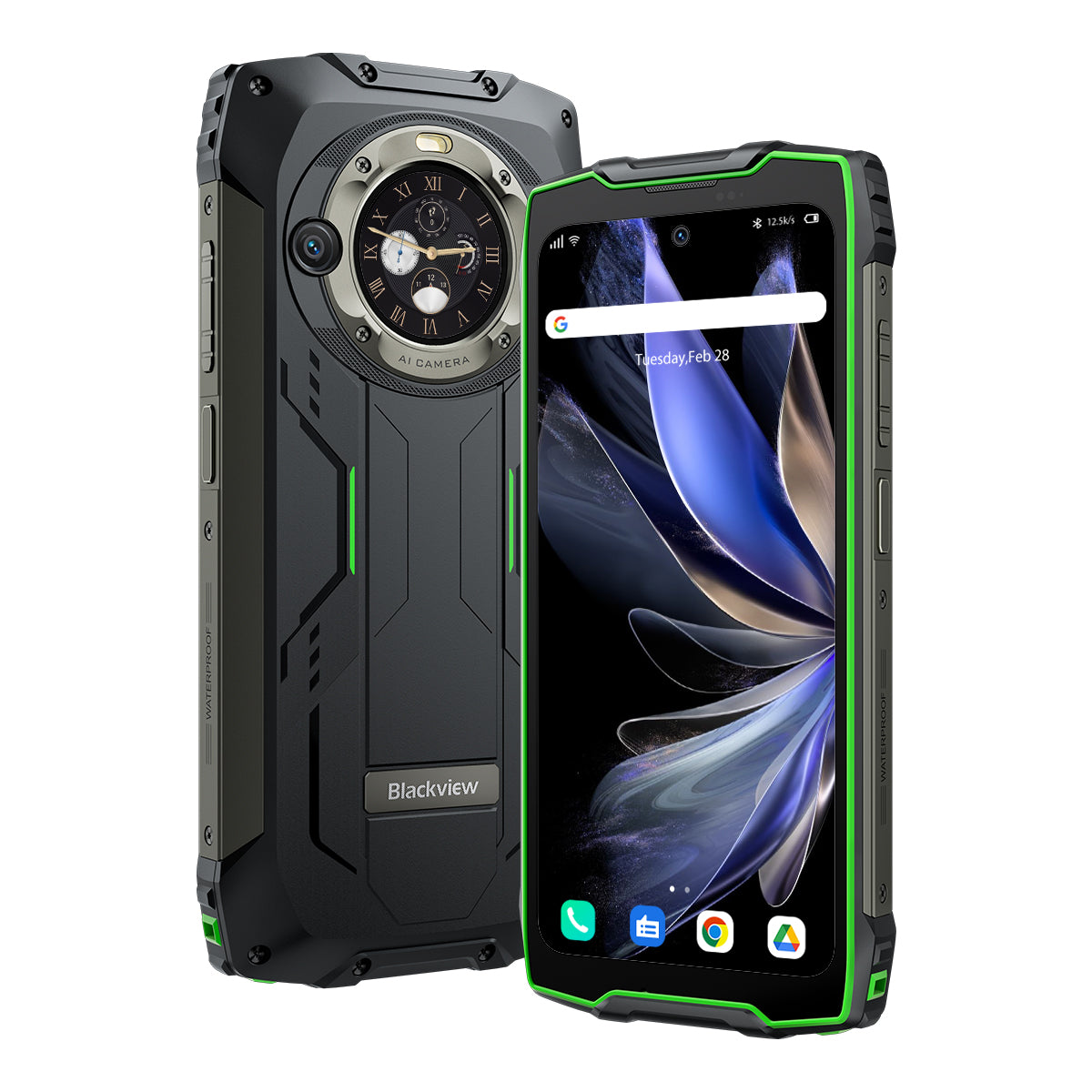 Blackview BV9300 Pro 8/12GB+256GB 6.7インチメイン＆1.3インチラウンドセカンダリーディスプレイ内蔵100LMフラッシュライト15080mAh 4Gタフスマートフォン