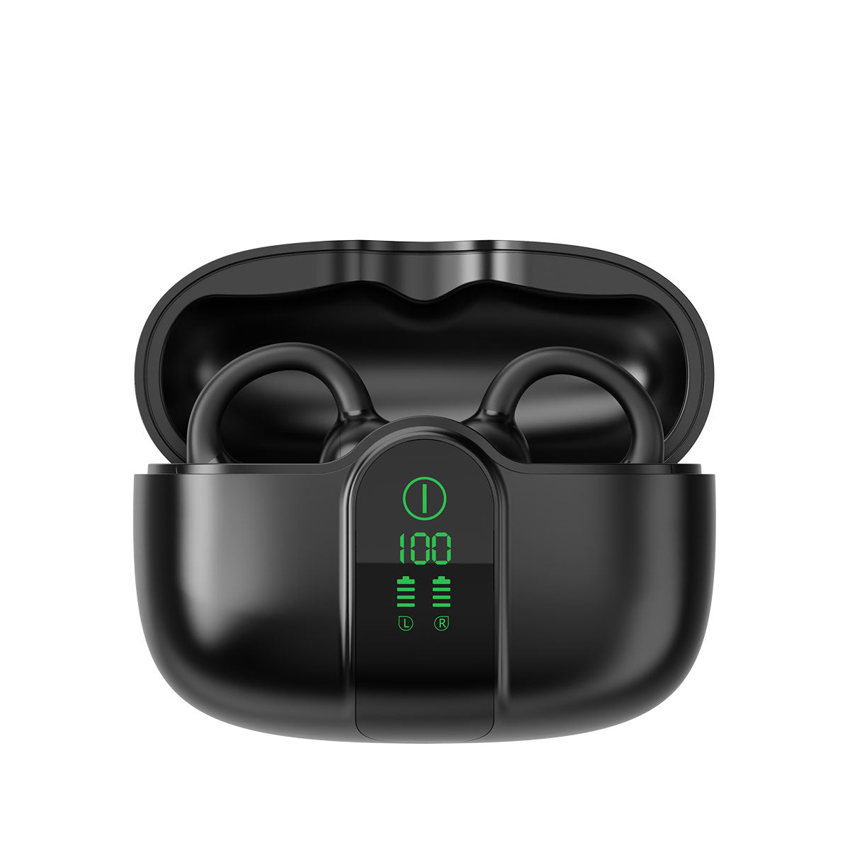 Blackview AirBuds 15 IPX5防水 LEDディスプレイ Bluetooth 6.0 クリップオン OWS イヤホン