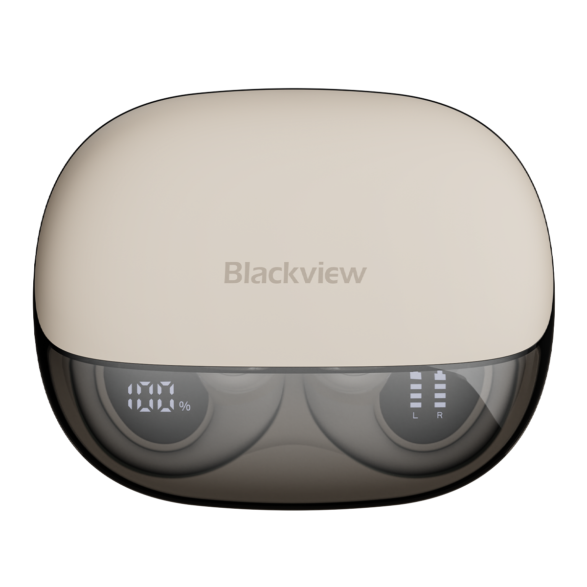 Blackview AirBuds 300 IPX5 防水 スマートデジタル電源表示 ENC ノイズキャンセリングマイクロフォン Bluetooth 6.0 オープンイヤー OWS イヤホン