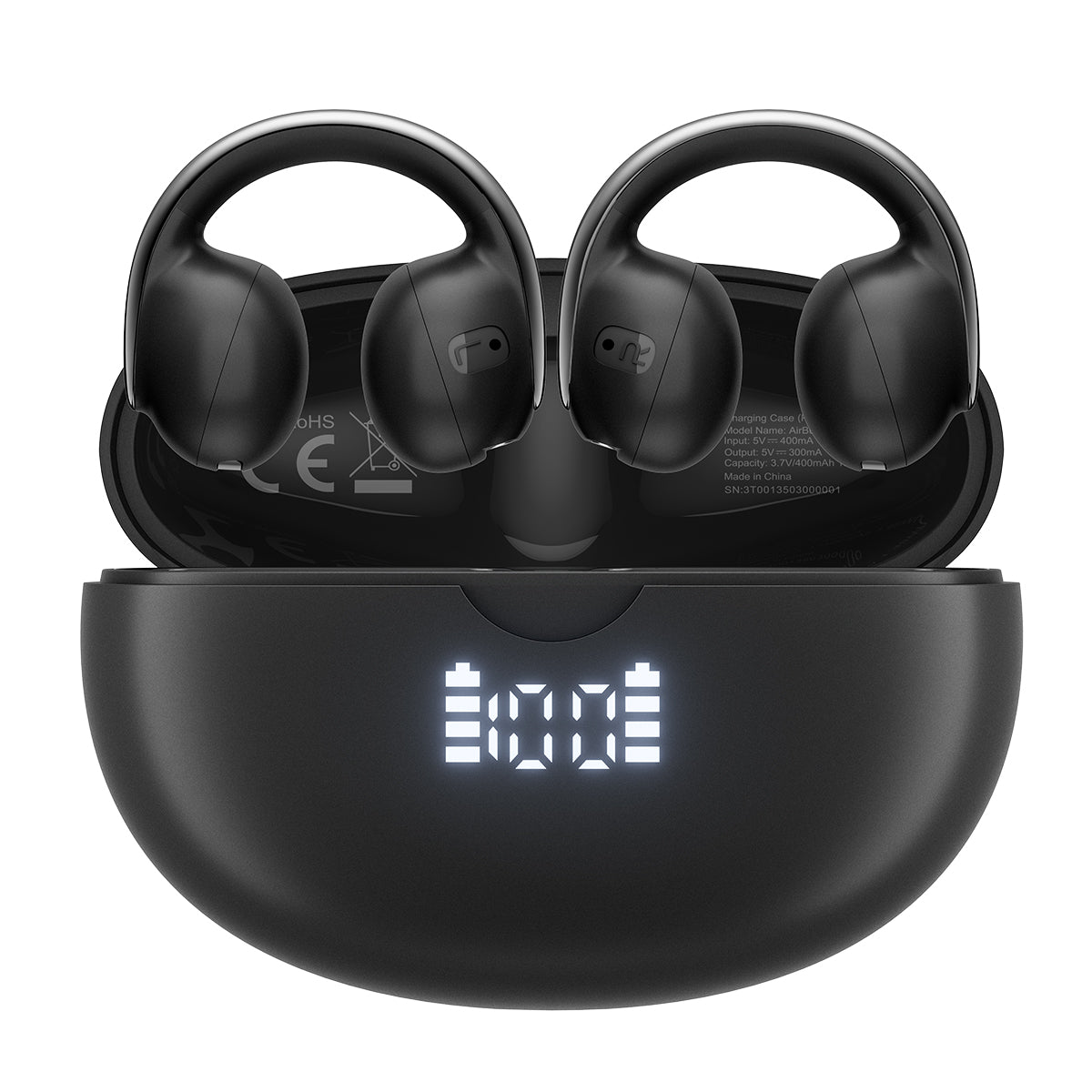 Blackview AirBuds 13 IPX7 防水 スマートノイズリダクション Bluetooth 5.4 クリップオン OWS イヤホン