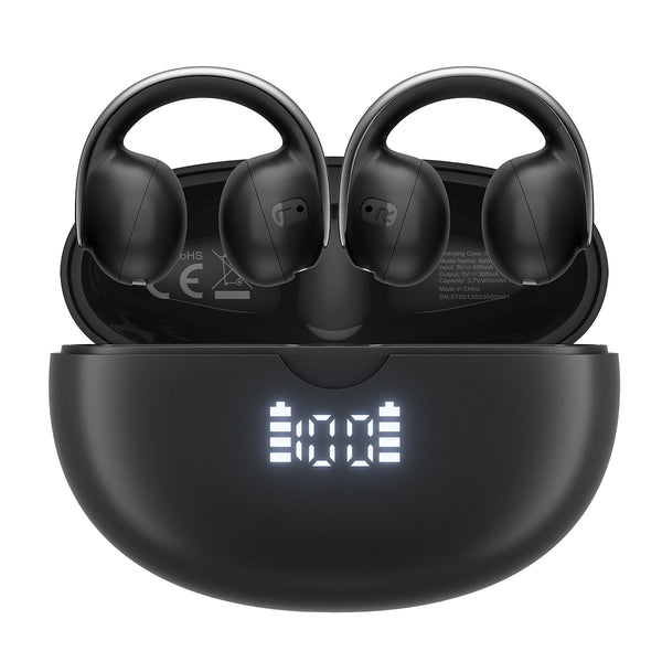 Blackview AirBuds 13 IPX7 防水 スマートノイズリダクション Bluetooth 5.4 クリップオン OWS イヤホン