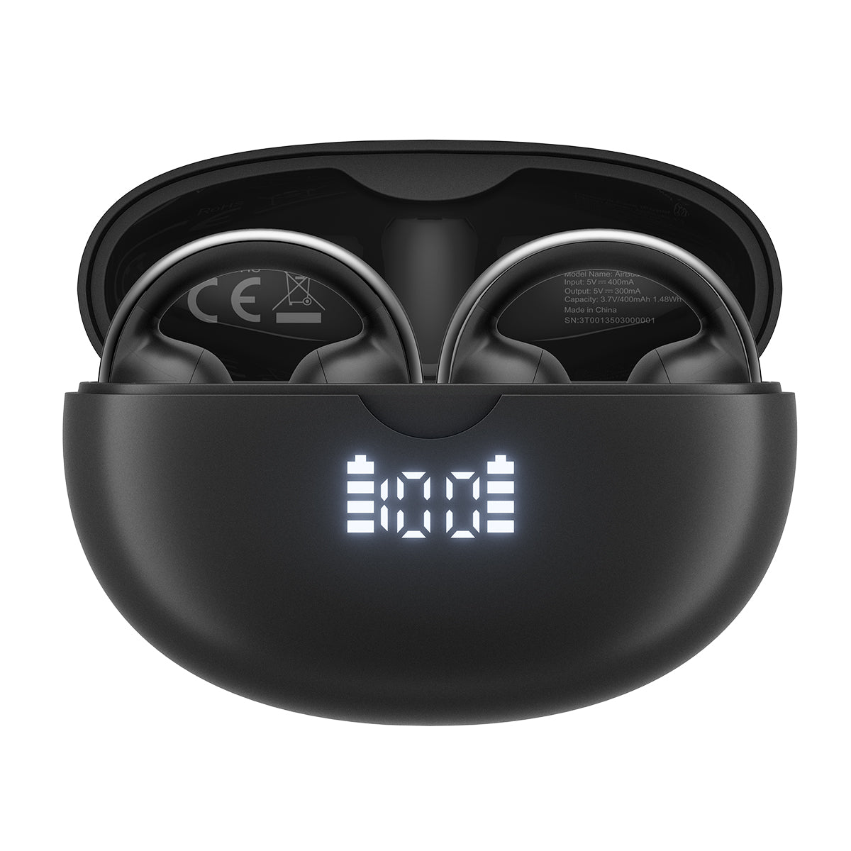 Blackview AirBuds 13 IPX7 防水 スマートノイズリダクション Bluetooth 5.4 クリップオン OWS イヤホン