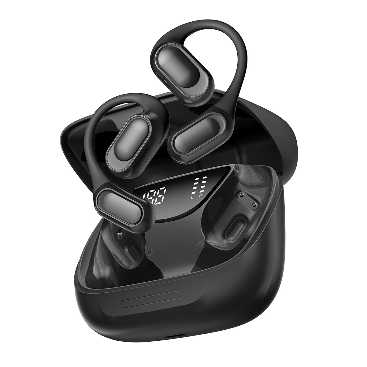 Blackview AirBuds 200 IP68防水AI搭載ENC Bluetooth 5.4オープンイヤーOWSイヤホン