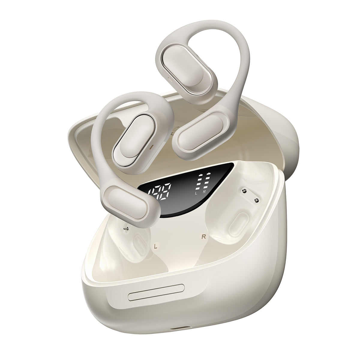Blackview AirBuds 200 IP68防水AI搭載ENC Bluetooth 5.4オープンイヤーOWSイヤホン