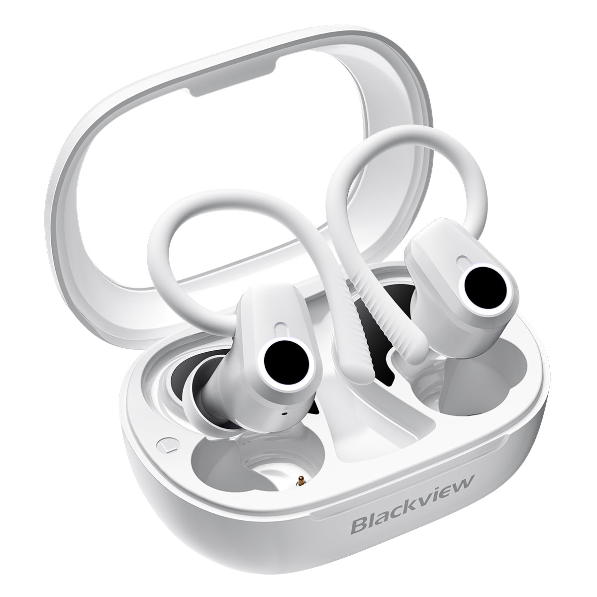 Blackview AirBuds 60 IPX4 防水 Bluetooth 5.3 ハーフインイヤー TWS イヤホン (イヤーフック付き) 