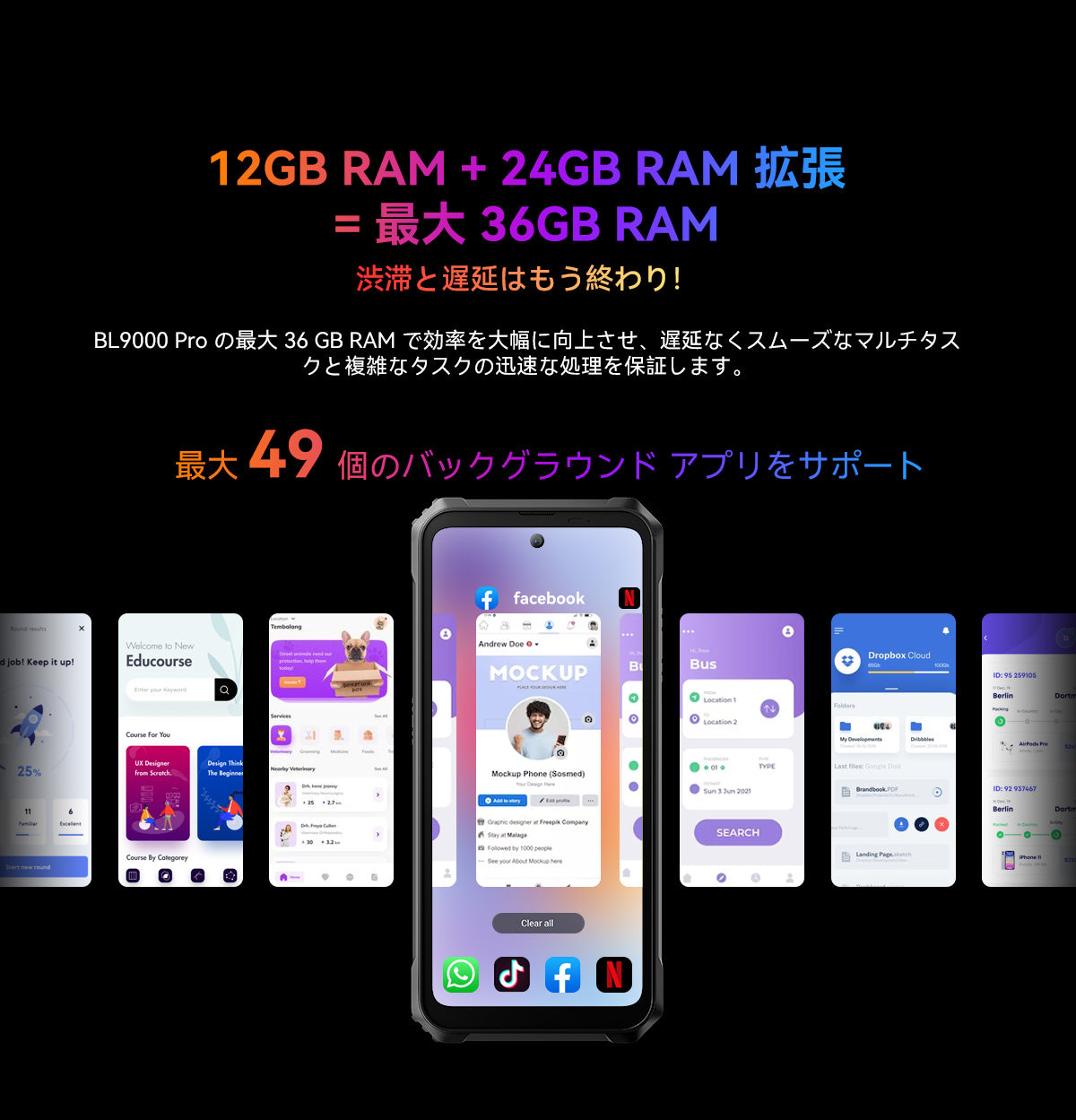 Blackview BL9000 Pro 5G サーマル イメージング カメラ頑丈な携帯電話