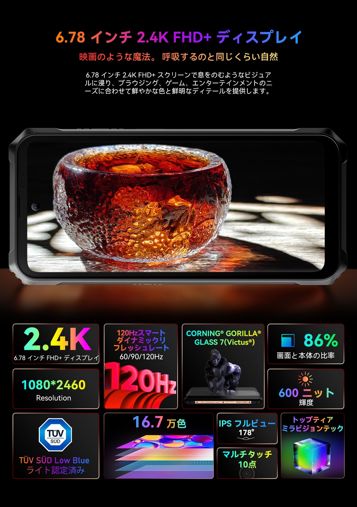 Blackview BL9000 Pro 5G サーマル イメージング カメラ頑丈な携帯電話