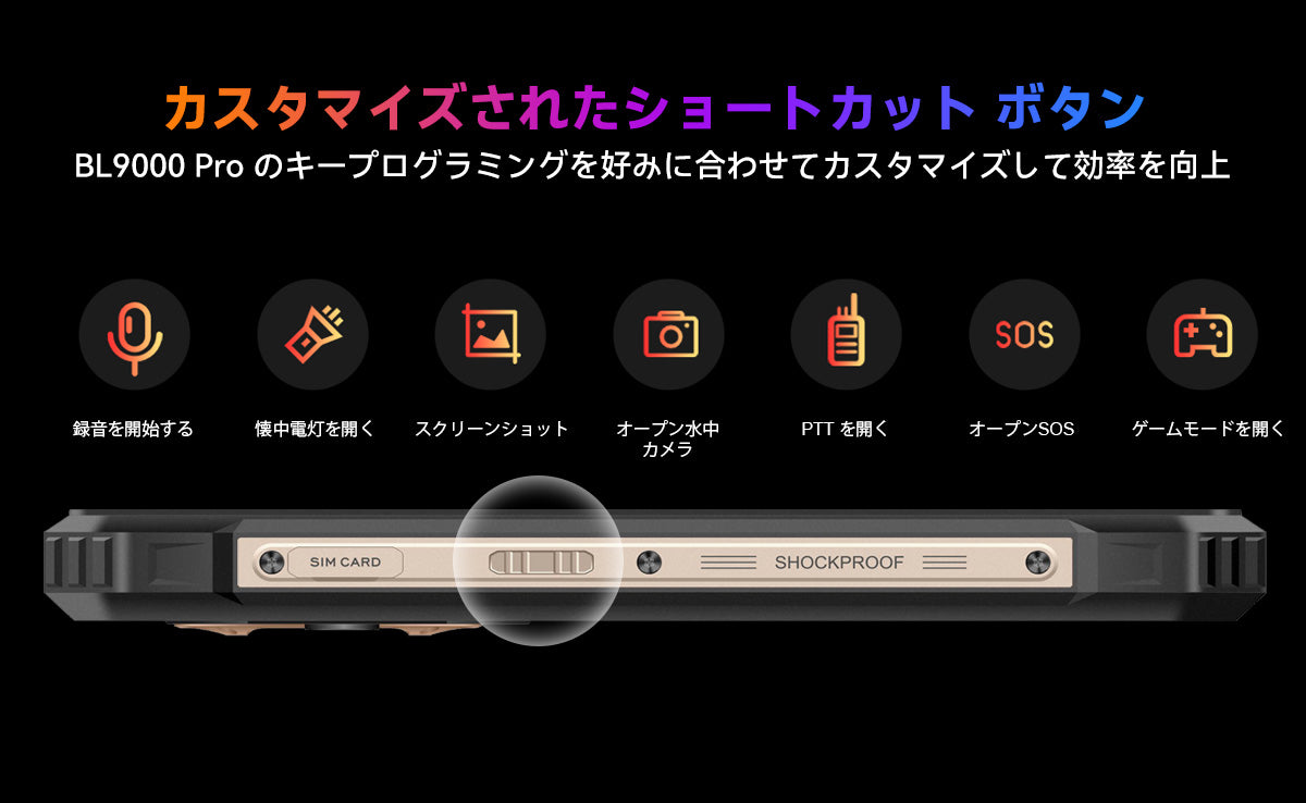 Blackview BL9000 Pro 5G サーマル イメージング カメラ頑丈な携帯電話