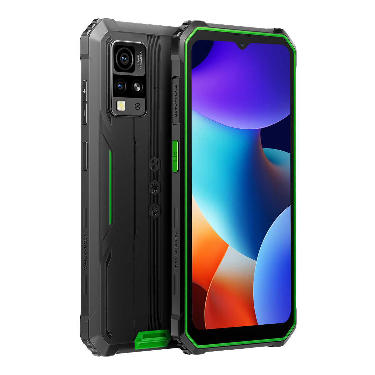 Blackview BV4800 Pro 6.56インチ Unisoc T606 オクタコア 4+128GB 5180mAh 4G 頑丈な携帯電話