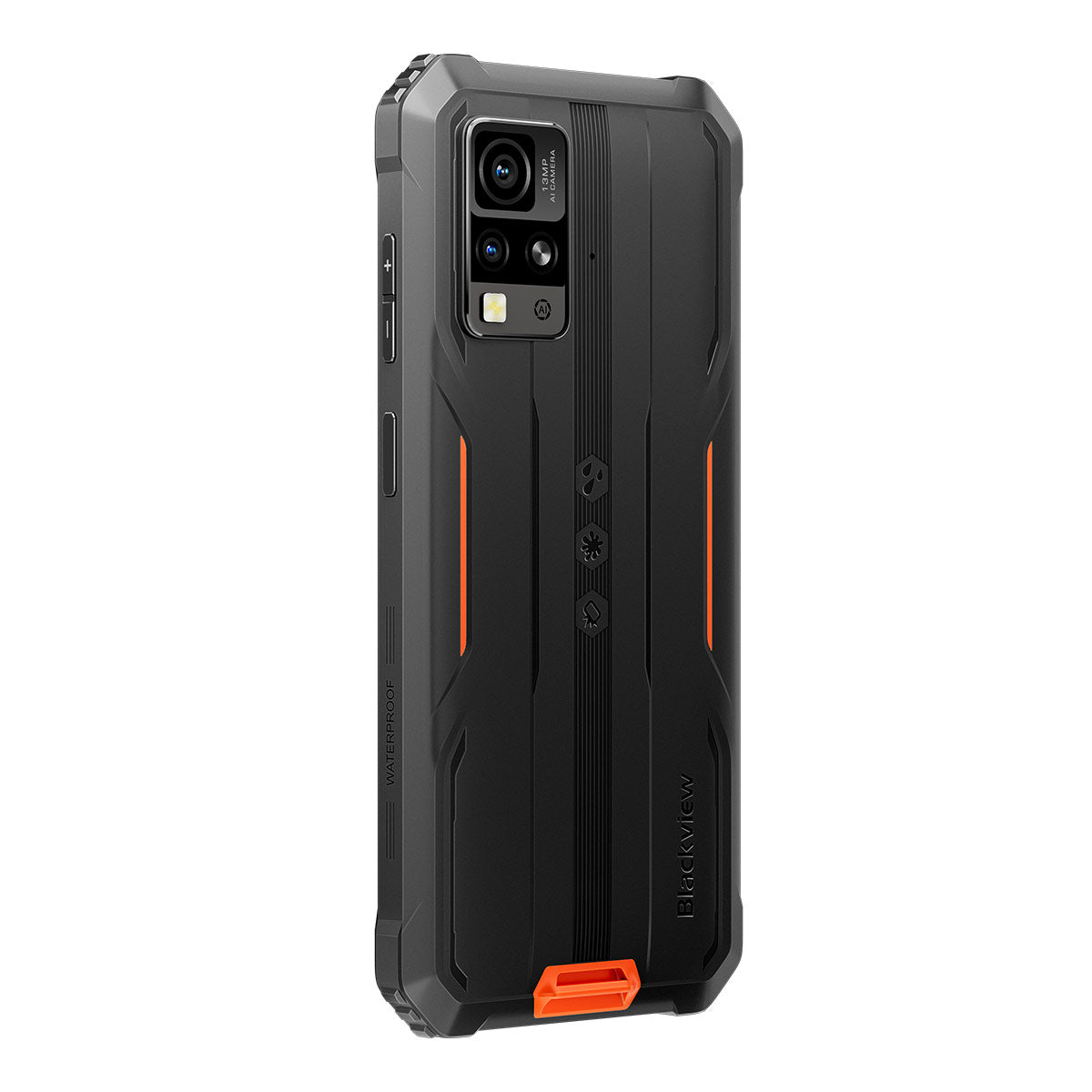 Blackview BV4800 Pro 6.56インチ Unisoc T606 オクタコア 4+128GB 5180mAh 4G 頑丈な携帯電話