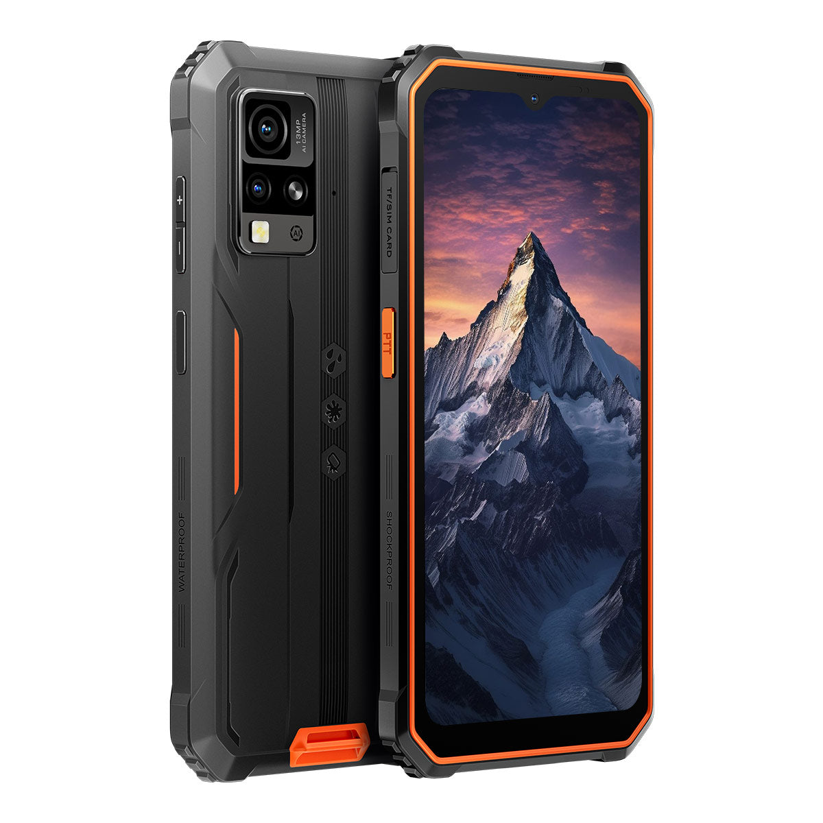 Blackview BV4800 Pro 6.56インチ Unisoc T606 オクタコア 4+128GB 5180mAh 4G 頑丈な携帯電話