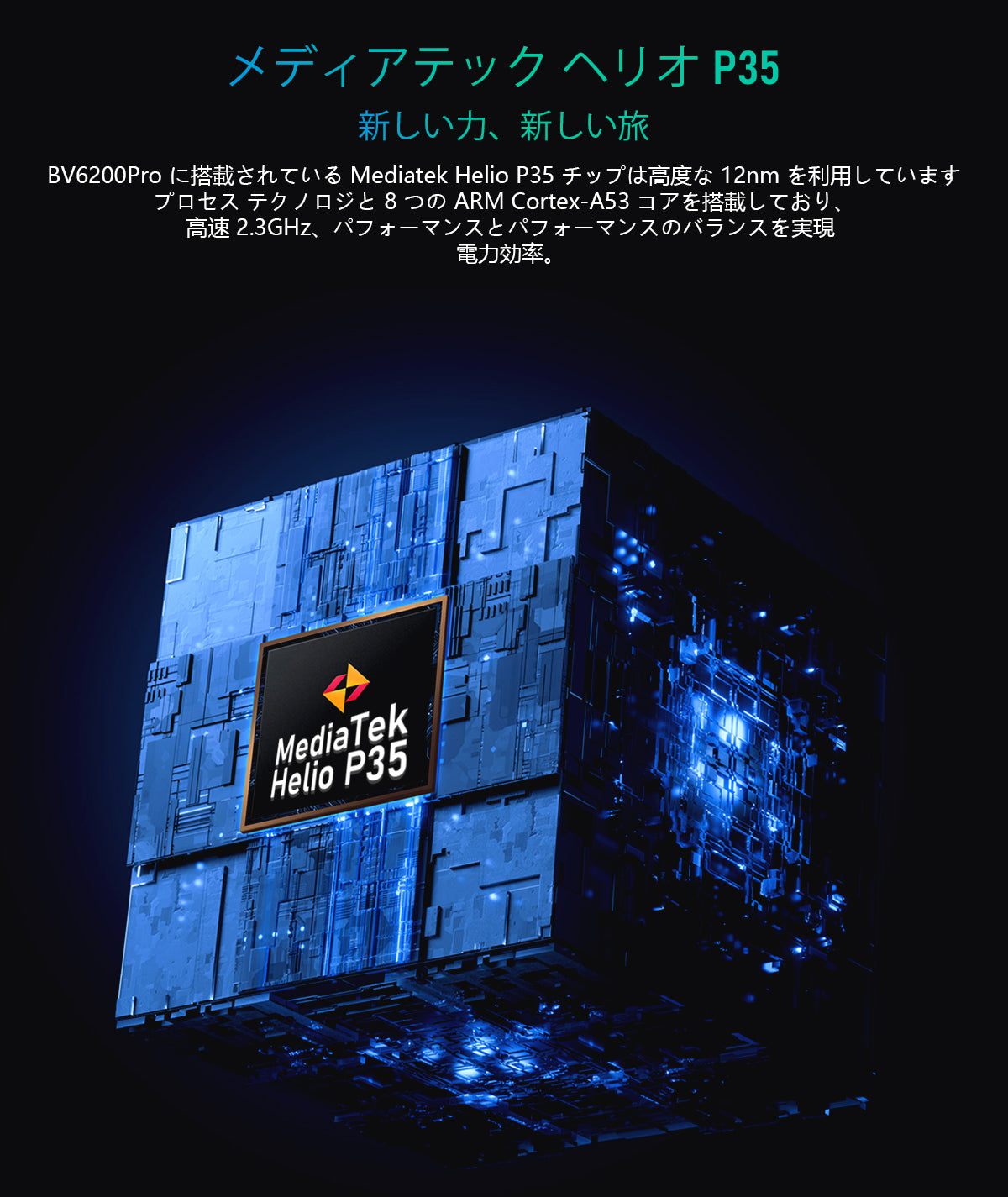 Blackview BV6200 Pro ラウドスピーカー搭載頑丈携帯電話