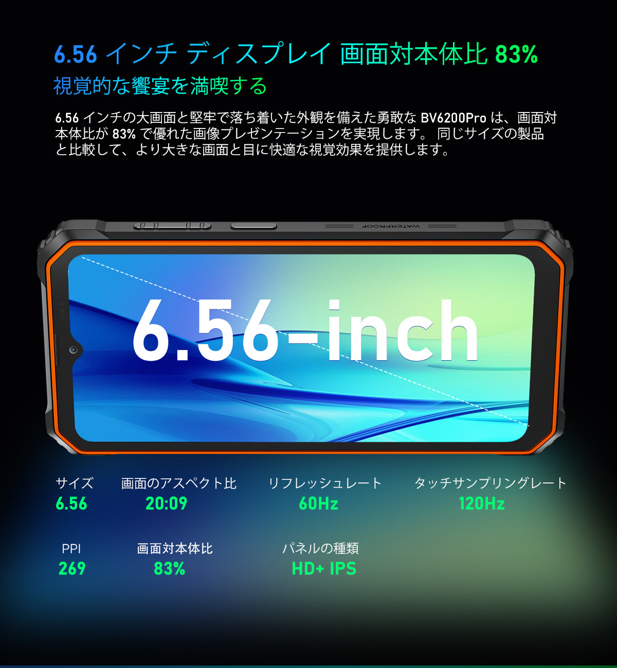 Blackview BV6200 Pro 4+128GB ラウド スピーカー高耐久スマートフォン – Blackview Official Store