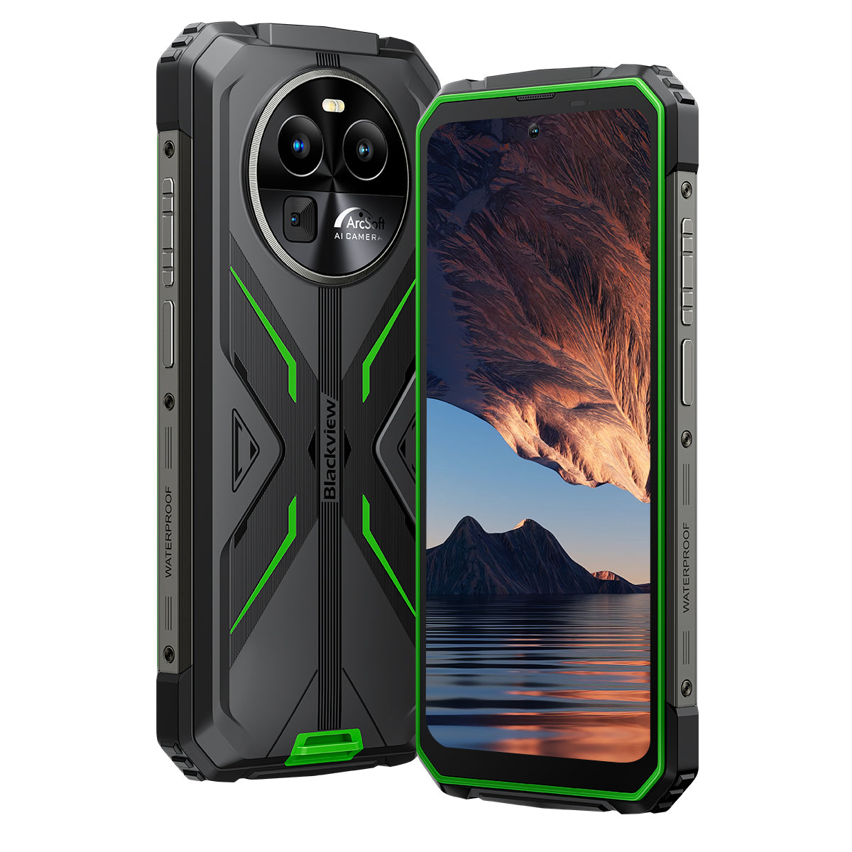 Blackview BV8100 超高輝度デュアル LED 懐中電灯 6.5 インチ 120Hz ディスプレイ MediaTek Helio G99 8/12+256GB 8800mAh 4G 頑丈な電話