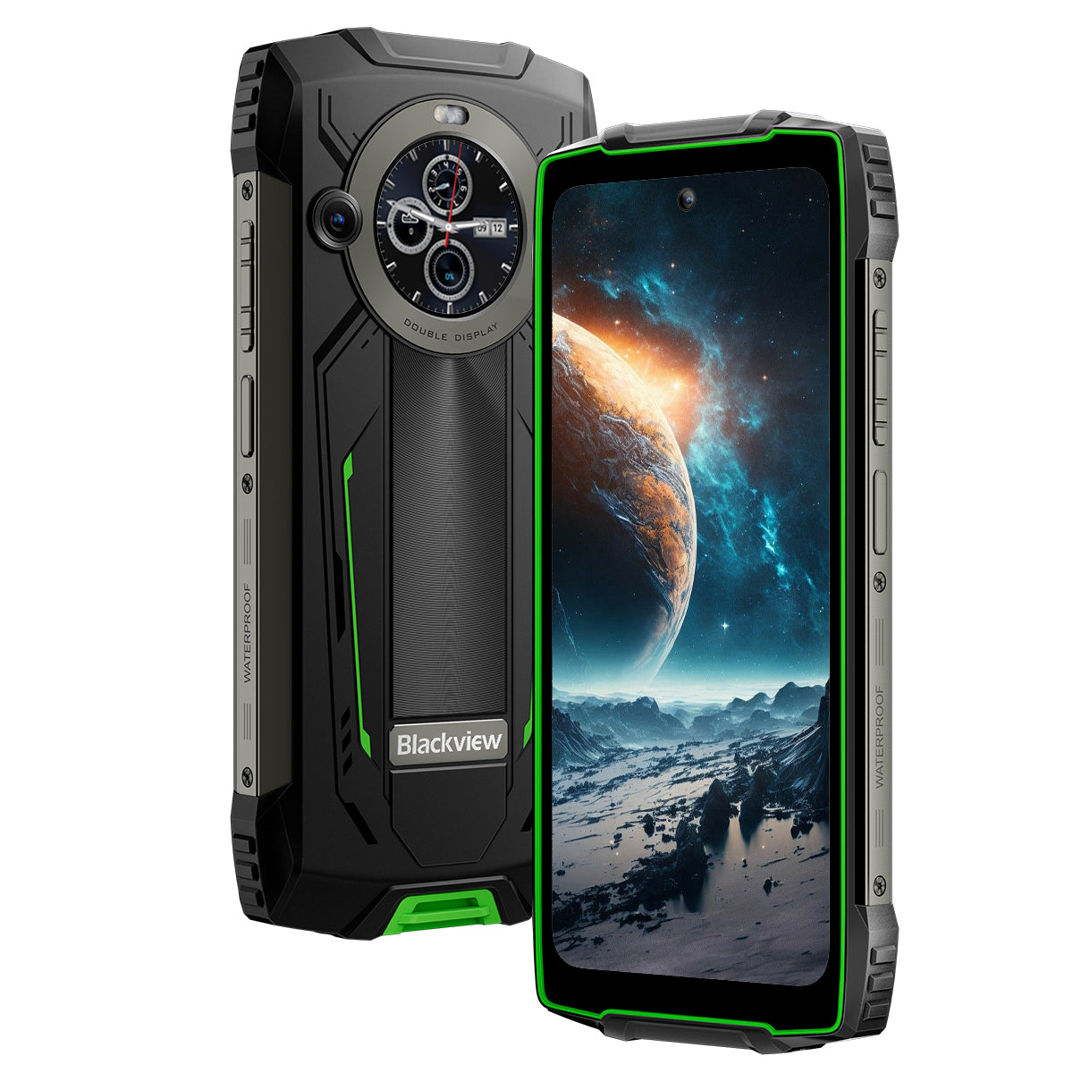 Blackview BV8200 6.5インチ 120Hz メインディスプレイ &amp; 1.3インチ セカンダリディスプレイ 12+256GB 内蔵170LM フラッシュライト 8800mAh 4G 耐久性の高い携帯電話