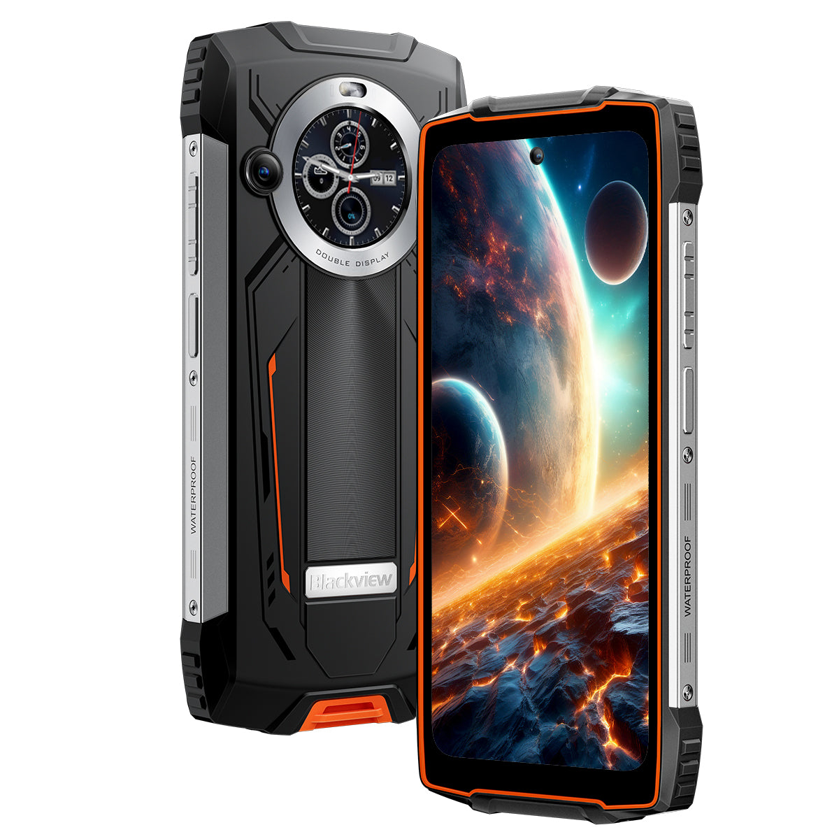 Blackview BV8200 6.5インチ 120Hz メインディスプレイ &amp; 1.3インチ セカンダリディスプレイ 12+256GB 内蔵170LM フラッシュライト 8800mAh 4G 耐久性の高い携帯電話