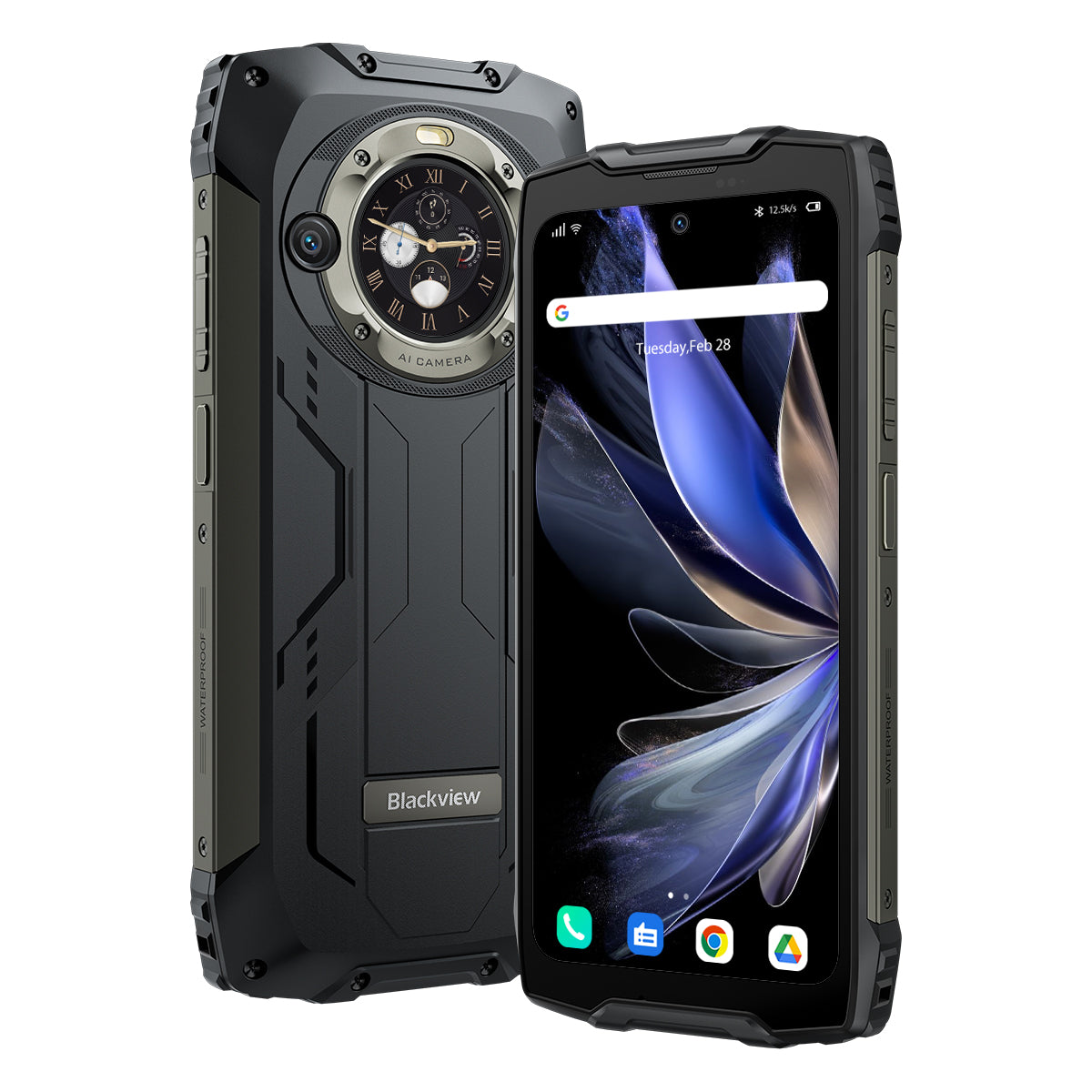 Blackview BV9300 Pro 8/12GB+256GB 6.7インチメイン＆1.3インチラウンドセカンダリーディスプレイ内蔵100LMフラッシュライト15080mAh 4Gタフスマートフォン