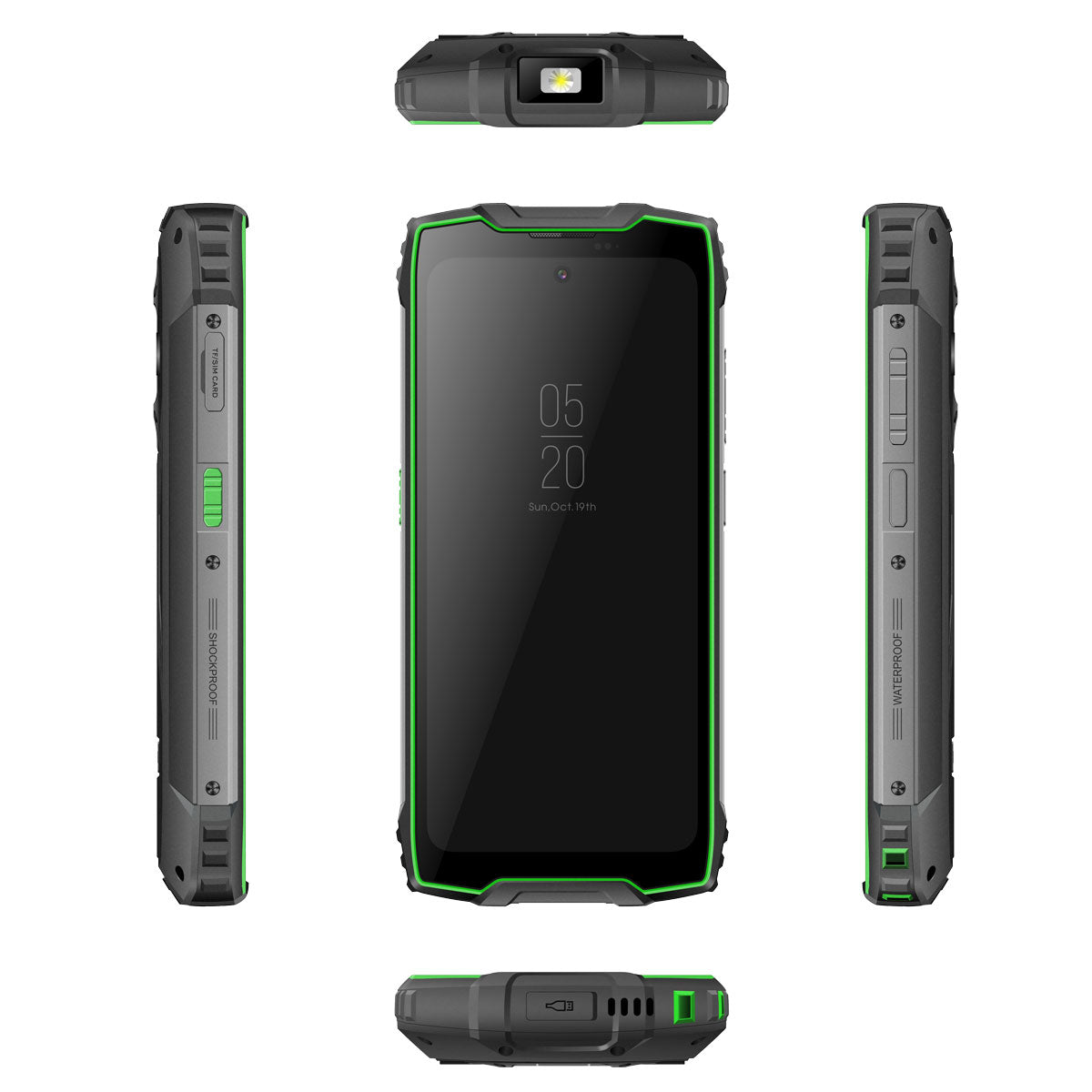 Blackview BV9300 Pro 8/12GB+256GB 6.7インチメイン＆1.3インチラウンドセカンダリーディスプレイ内蔵100LMフラッシュライト15080mAh 4Gタフスマートフォン