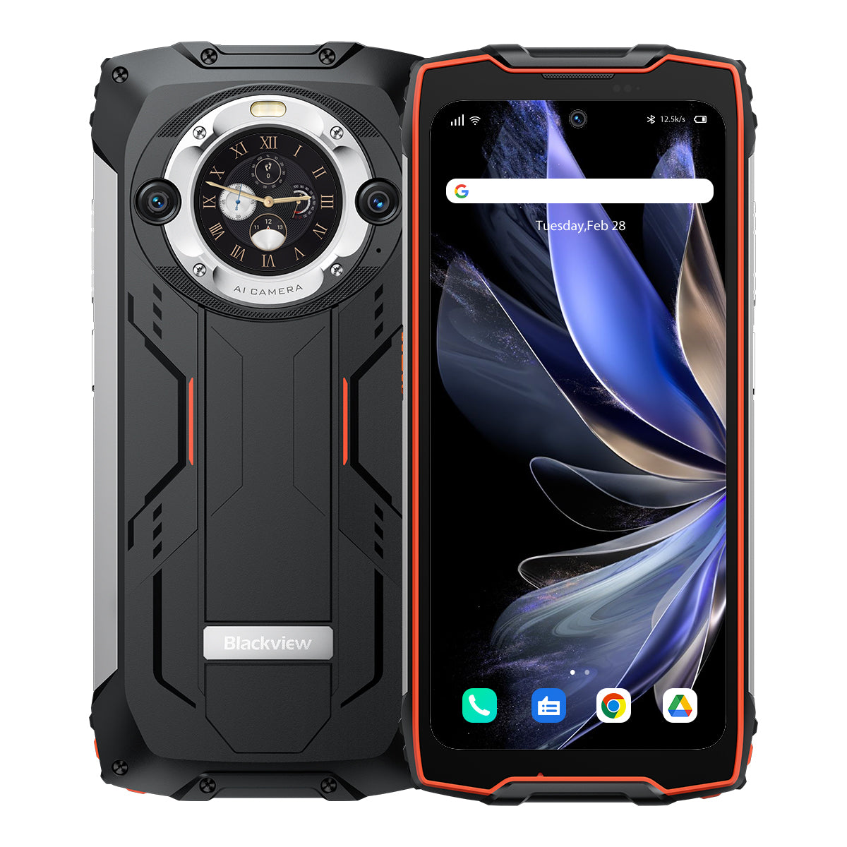 Blackview BV9300 Pro 8/12GB+256GB 6.7インチメイン＆1.3インチラウンドセカンダリーディスプレイ内蔵100LMフラッシュライト15080mAh 4Gタフスマートフォン