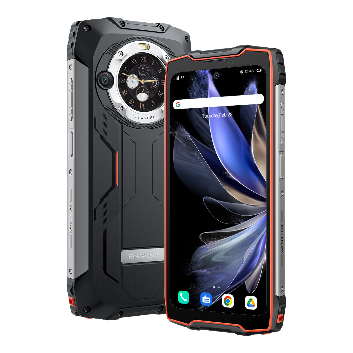 Blackview BV9300 Pro 8/12GB+256GB 6.7インチメイン＆1.3インチラウンドセカンダリーディスプレイ内蔵100LMフラッシュライト15080mAh 4Gタフスマートフォン