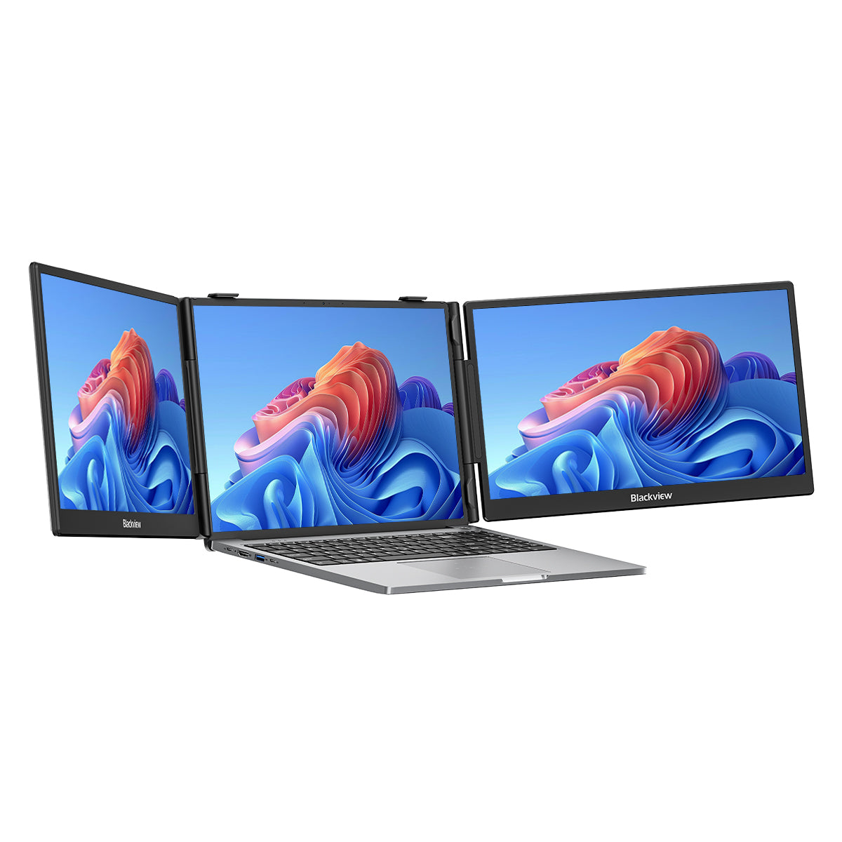 Blackview DCM5 14インチ デュアルモニター ポータブルノートパソコン画面拡張器 スピーカー付き