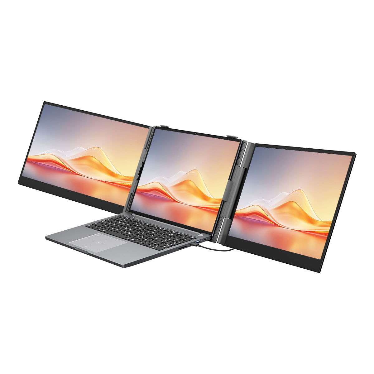 Blackview DCM6 Pro 14インチ デュアルモニター ポータブルノートパソコン画面拡張器 2つのUSB-Cポート付き