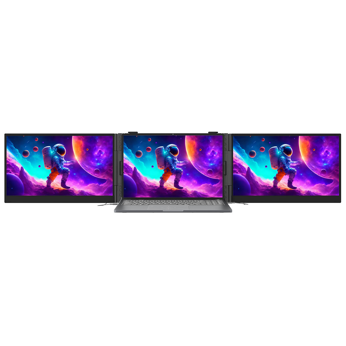 Blackview DCM8 15.3インチ デュアルモニター ポータブルノートパソコン画面拡張器 スピーカー付き