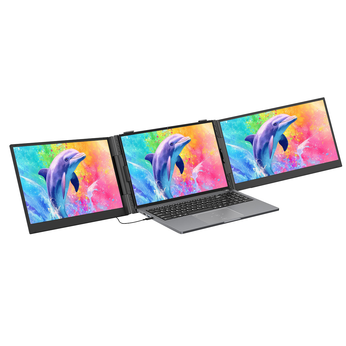 Blackview DCM8 Pro 15.3インチ デュアルモニター ポータブルノートパソコン画面拡張器 2つのUSB-Cポート付き