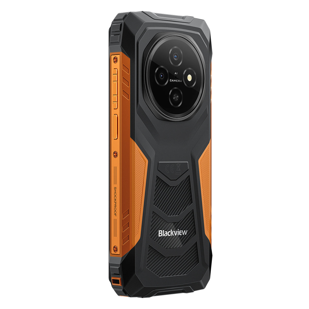 Blackview FORT 1 6.56インチ 90Hz スマートAIディスプレイ Unisoc Tiger T615 オクタコア 10000mAh 4G AI 耐衝撃スマートフォン