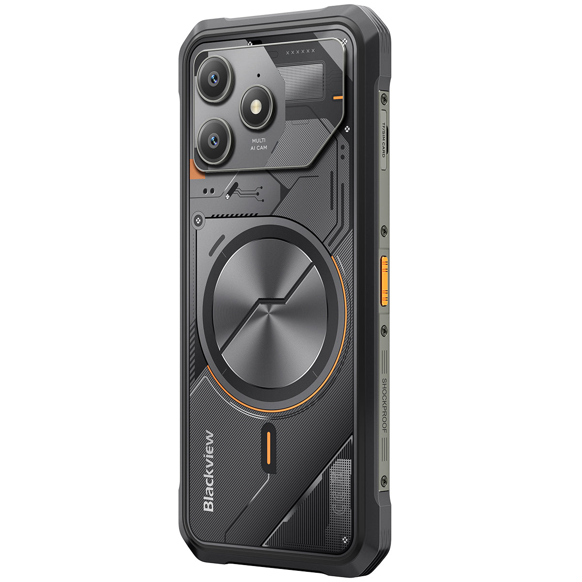 Blackview FORT 100 超薄型 6.56インチ MediaTek Helio G81 オクタコア 5000mAh 16MP+13MP カメラ 4G 頑丈スマートフォン