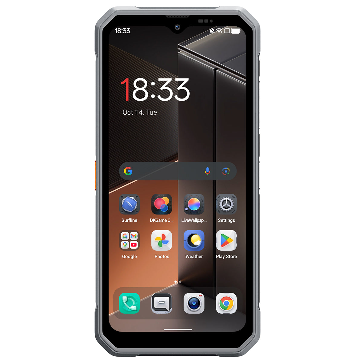 Blackview FORT 100 超薄型 6.56インチ MediaTek Helio G81 オクタコア 5000mAh 16MP+13MP カメラ 4G 頑丈スマートフォン