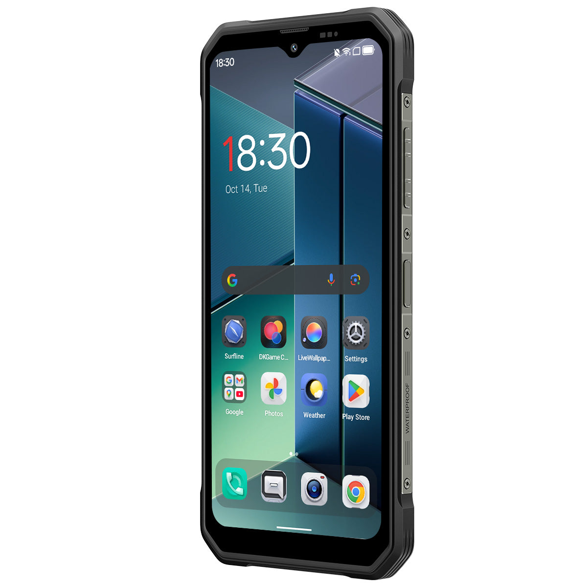 Blackview FORT 2 超薄型 6.56インチ MediaTek Helio G81 オクタコア 5000mAh 16MP+13MP AIカメラ NFC 4G 頑丈な携帯電話