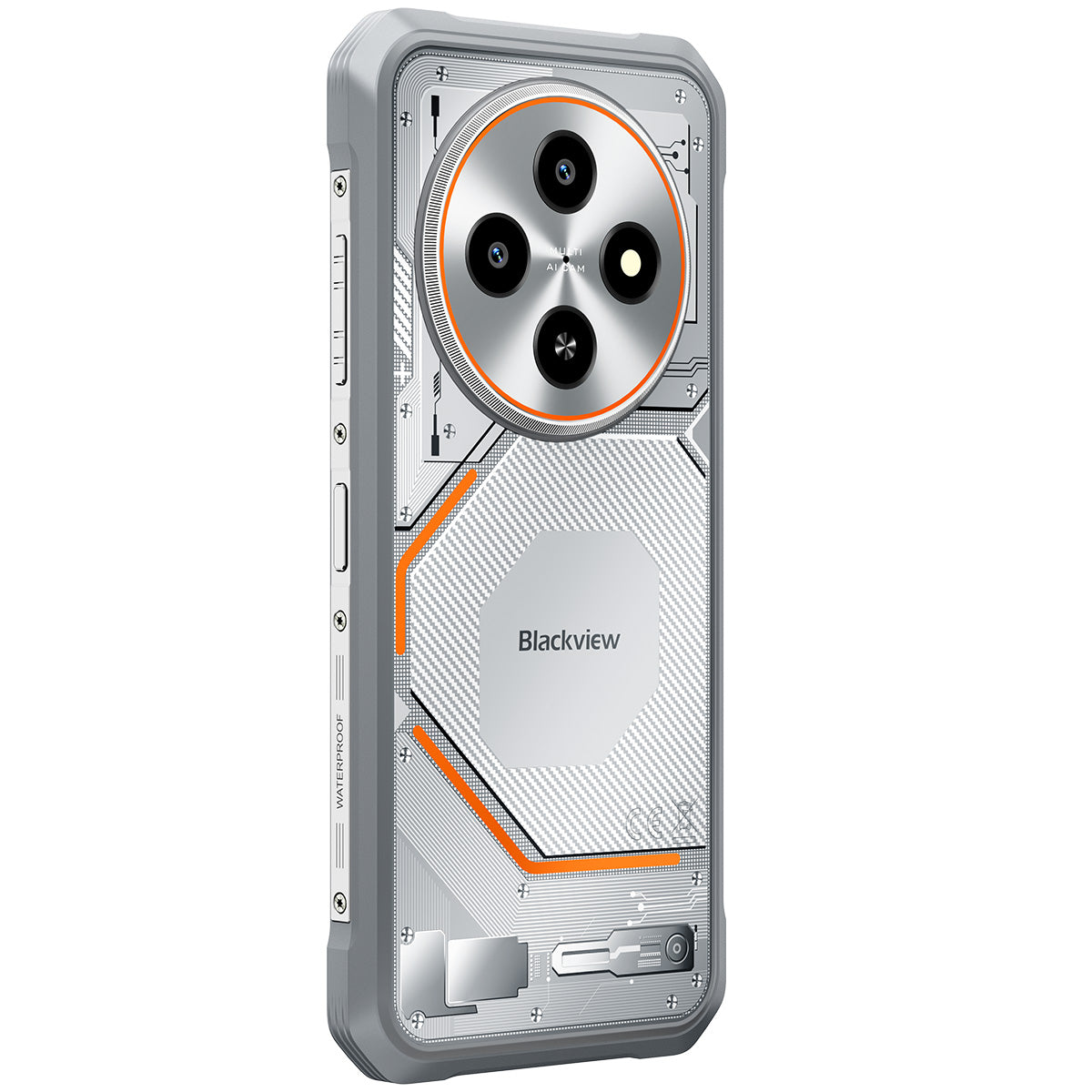 Blackview FORT 2 超薄型 6.56インチ MediaTek Helio G81 オクタコア 5000mAh 16MP+13MP AIカメラ NFC 4G 頑丈な携帯電話