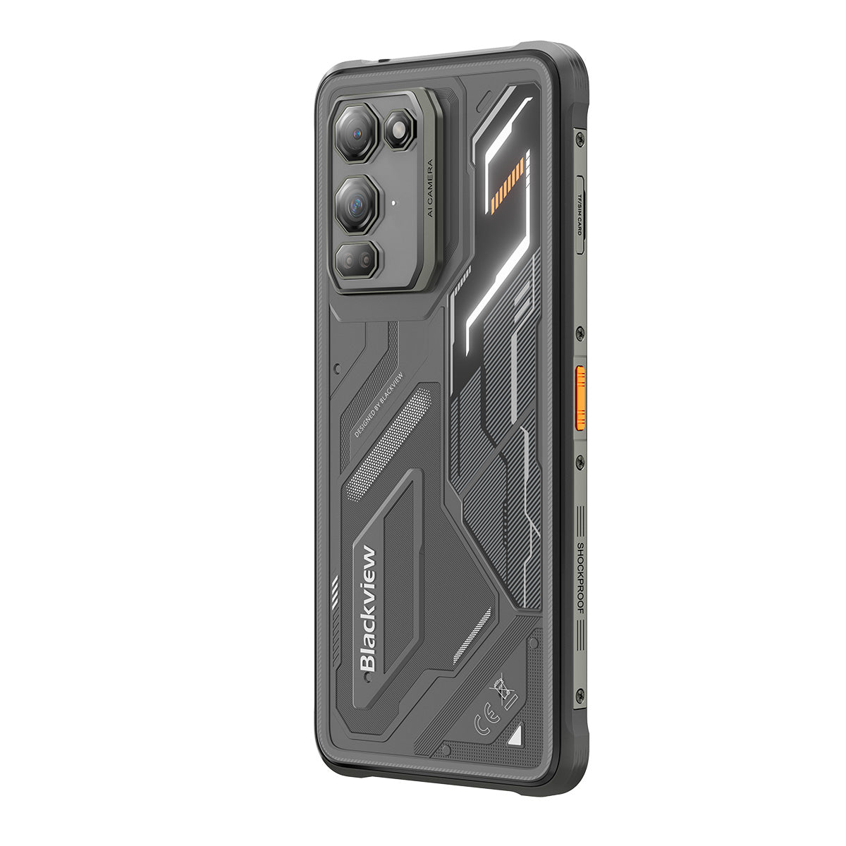 Blackview FORT 200 スリム＆ワイヤレス充電 6.78インチ MediaTek Helio G100 オクタコア 5000mAh 108MP＋13MP ナイトビジョンカメラ 耐衝撃 4G 携帯電話