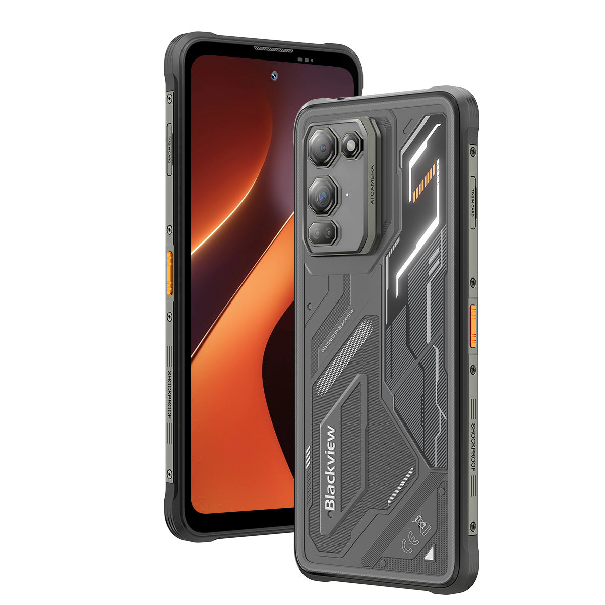 Blackview FORT 200 スリム＆ワイヤレス充電 6.78インチ MediaTek Helio G100 オクタコア 5000mAh 108MP＋13MP ナイトビジョンカメラ 耐衝撃 4G 携帯電話