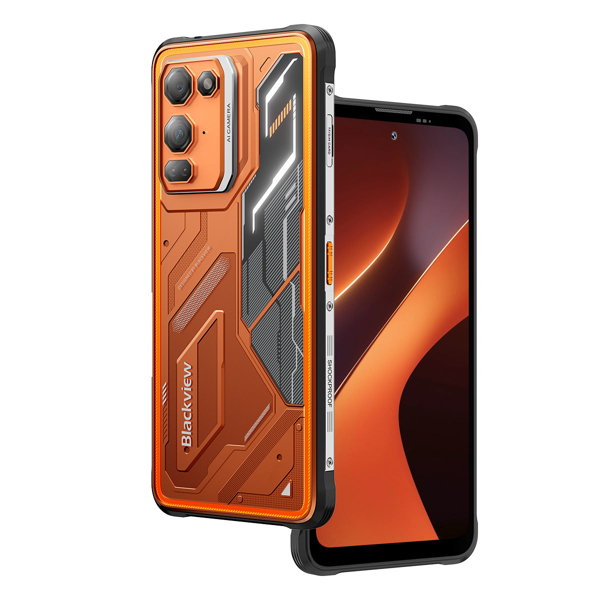Blackview FORT 200 スリム＆ワイヤレス充電 6.78インチ MediaTek Helio G100 オクタコア 5000mAh 108MP＋13MP ナイトビジョンカメラ 耐衝撃 4G 携帯電話