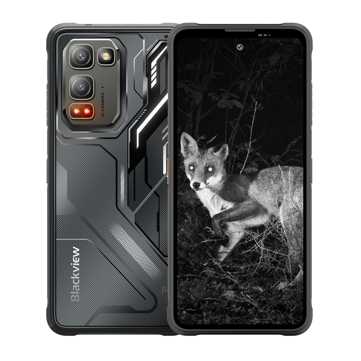 Blackview FORT 5 超薄型 6.78インチ MediaTek Helio G100 八核 5000mAh 108百万画素＋13百万画素 夜間視認カメラ 4G 頑丈携帯電話