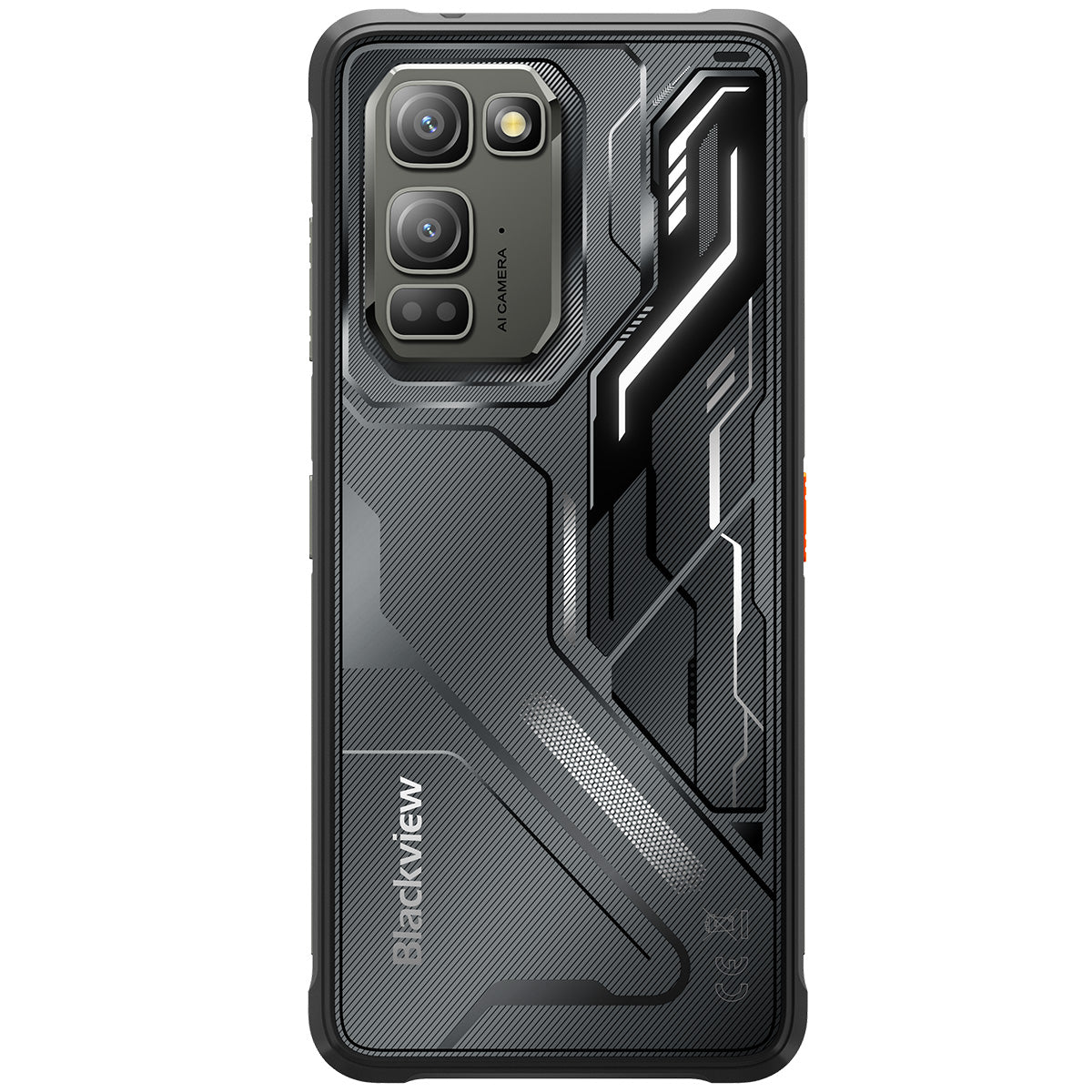 Blackview FORT 5 超薄型 6.78インチ MediaTek Helio G100 八核 5000mAh 108百万画素＋13百万画素 夜間視認カメラ 4G 頑丈携帯電話