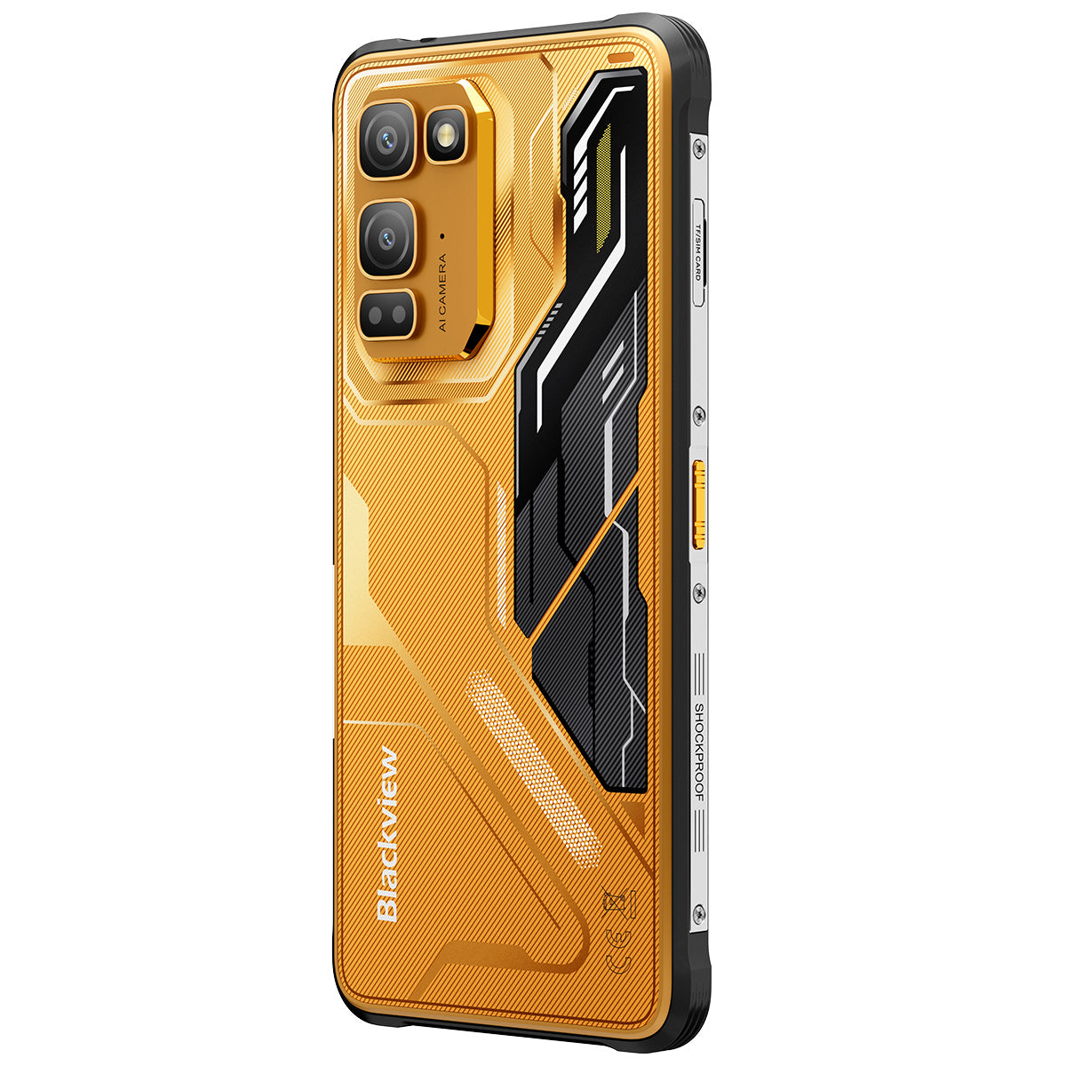 Blackview FORT 5 超薄型 6.78インチ MediaTek Helio G100 八核 5000mAh 108百万画素＋13百万画素 夜間視認カメラ 4G 頑丈携帯電話