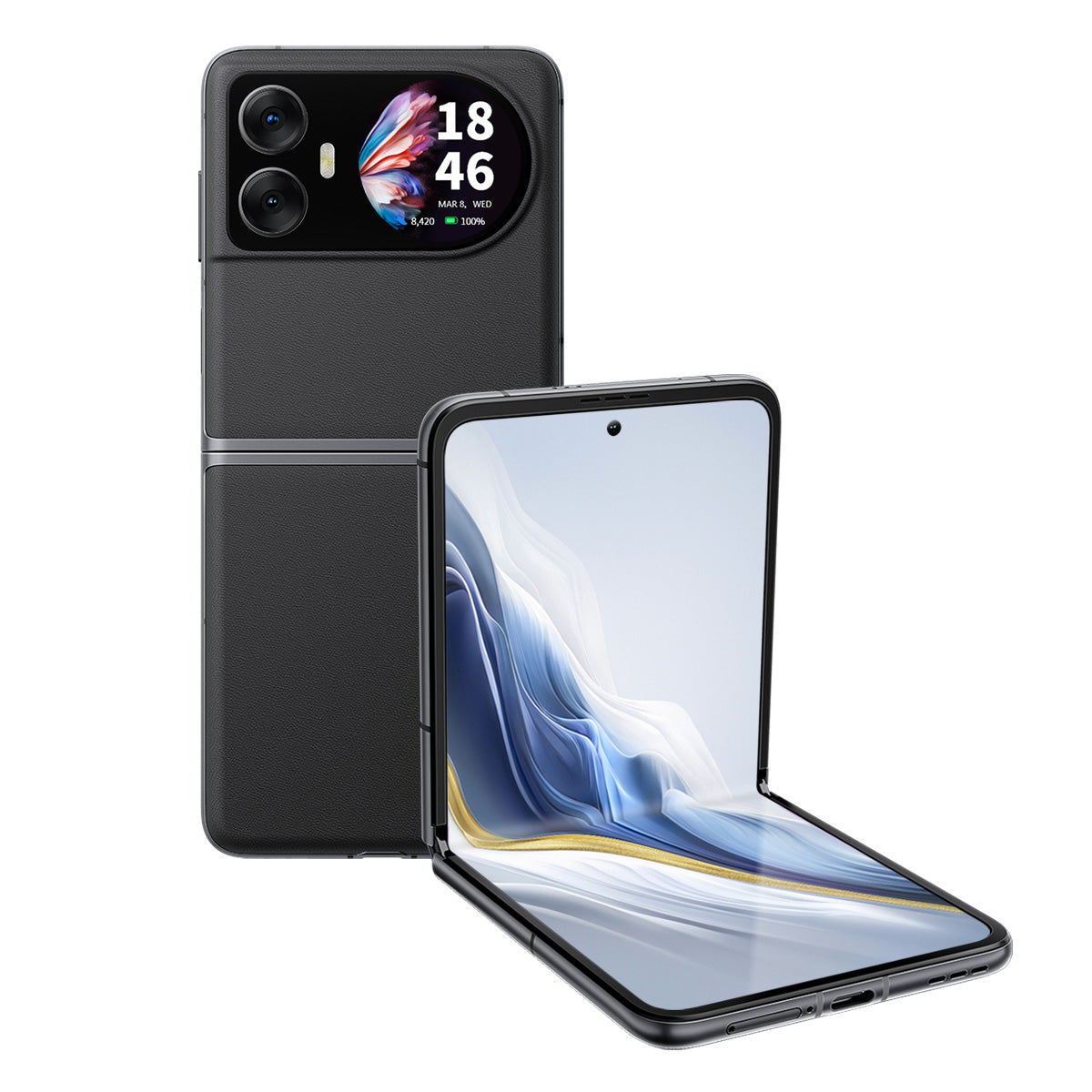 Blackview Hero 10 Flip 6.9インチ AMOLED 折りたたみ式スクリーン MediaTek Helio G99 12GB+256GB 108MP カメラ 4G スマートフォン