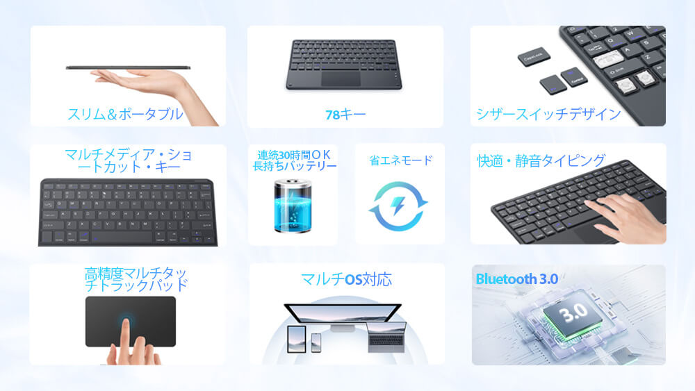 Blackview K1ユニバーサルワイヤレスキーボード