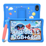 Blackview TABWEE K10 キッズタブレット 10インチ Android 15 12GB RAM 64GB ROM WiFi タブレットPC カバー＆スタイラス付き