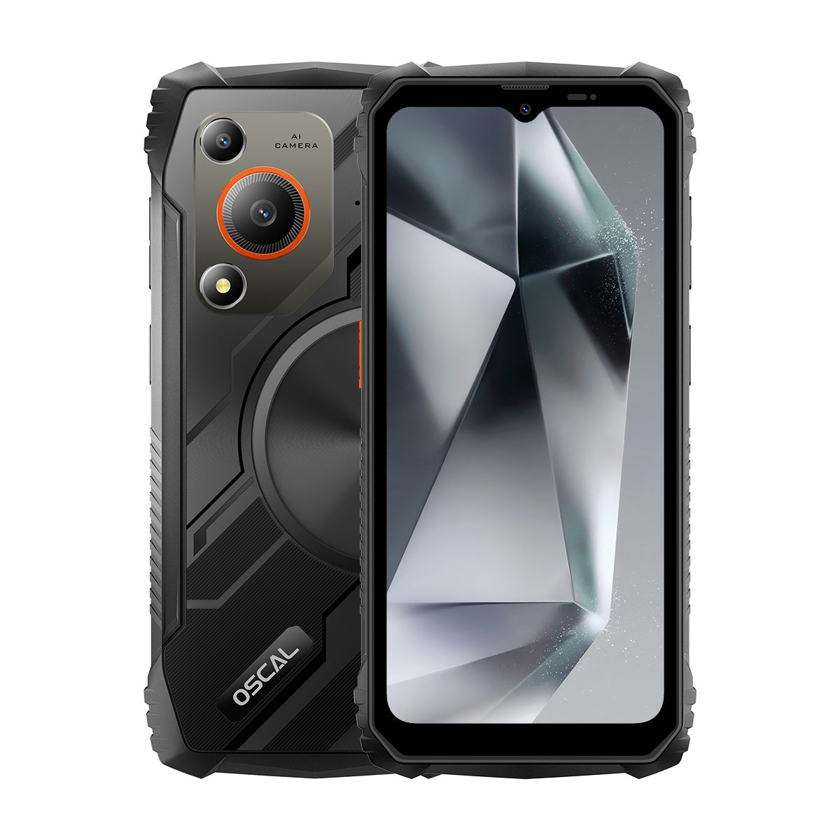 Oscal MARINE 1 6.56インチ 90Hz ディスプレイ 4+128GB Unisoc Tiger T615 5100mAh Gemini AI 2.0 4G 耐久性のある携帯電話