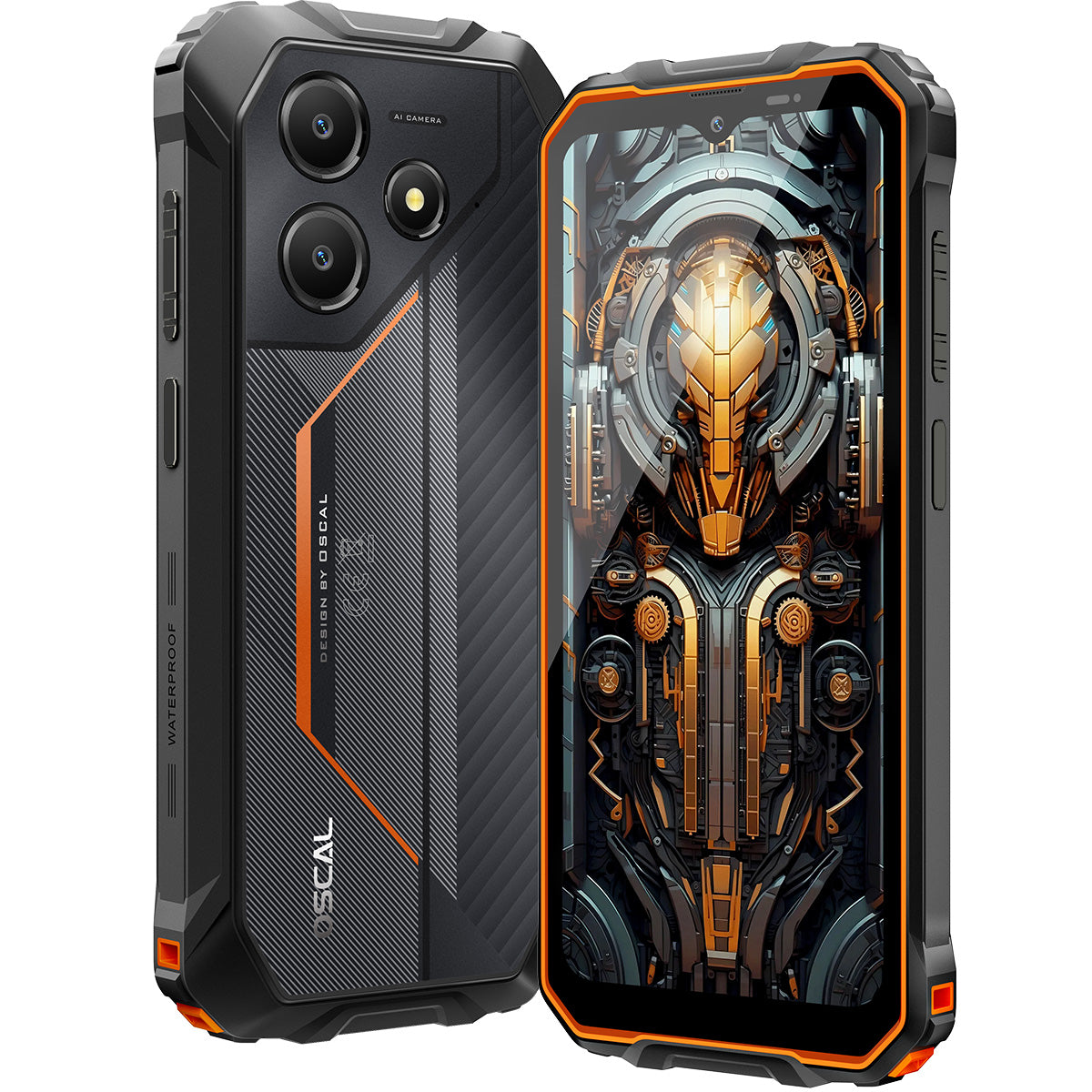 Oscal MARINE 2 4+64GB/8+256GB 6.56" Unisoc Tiger T615 11000mAh Gemini AI 2.0 4G 耐久性のある携帯電話